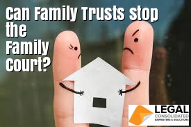 Family trust divorce family court hide assets