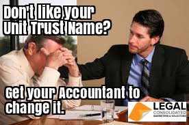 change unit trust name update the name of your unit trust deed