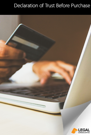 Declaration of Trust Before Purchase Book Cover