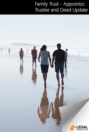 Family Trust - Appointor, Trustee and Deed Update Book Cover