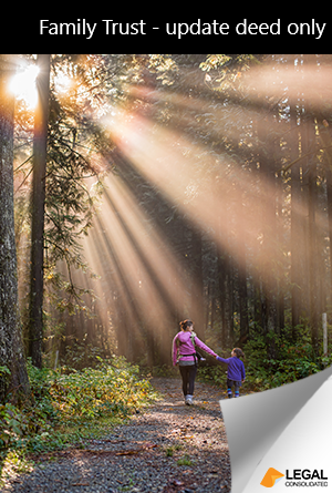 Family Trust - Update Deed Only Book Cover