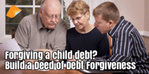 forgiving a child debt parent forgives childs debt
