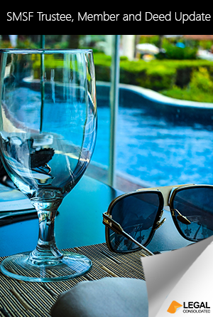 SMSF Trustee, Member and Deed Update Book Cover