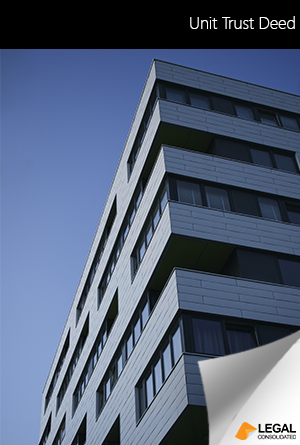 Unit Trust Deed Book Cover