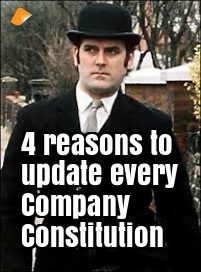 Replace a Company Constitution update old company memo & articles of association